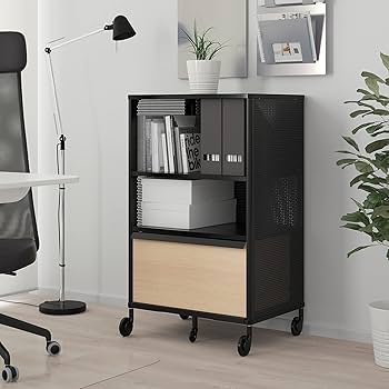 Amazon.co.jp: IKEA BEKANT 収納ユニット スマートロック付き